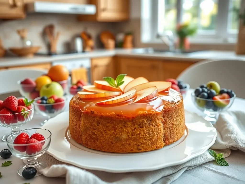 Ciasto z jabłkami i galaretką – przepis na pyszny deser bez pieczenia