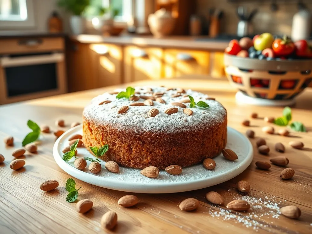 Ciasto z mąki migdałowej – przepis na zdrowy deser dla całej rodziny