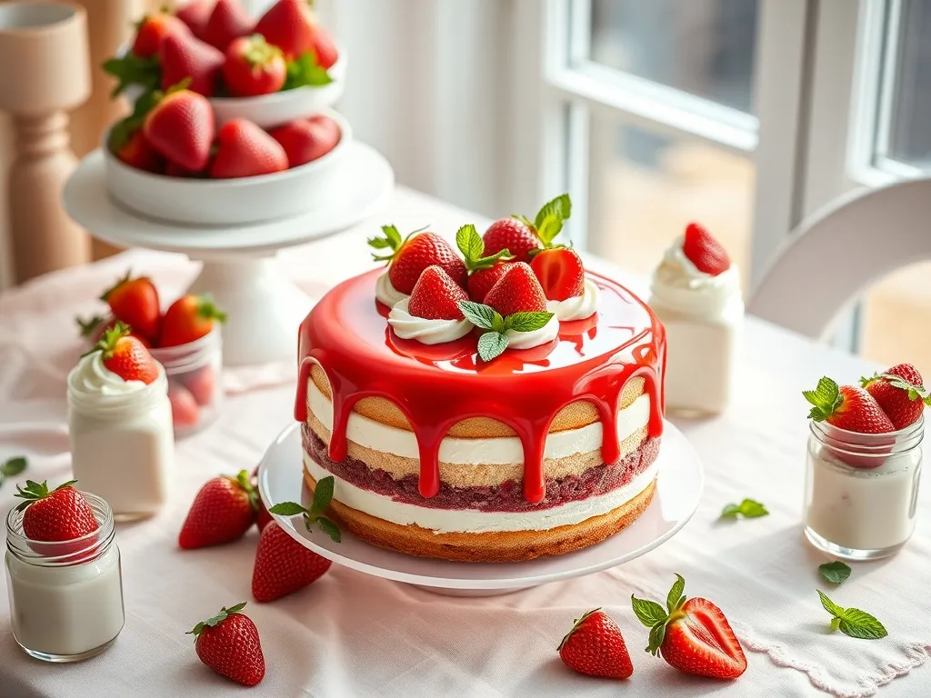 Ciasto z truskawkami na zimno – przepis na pyszny deser