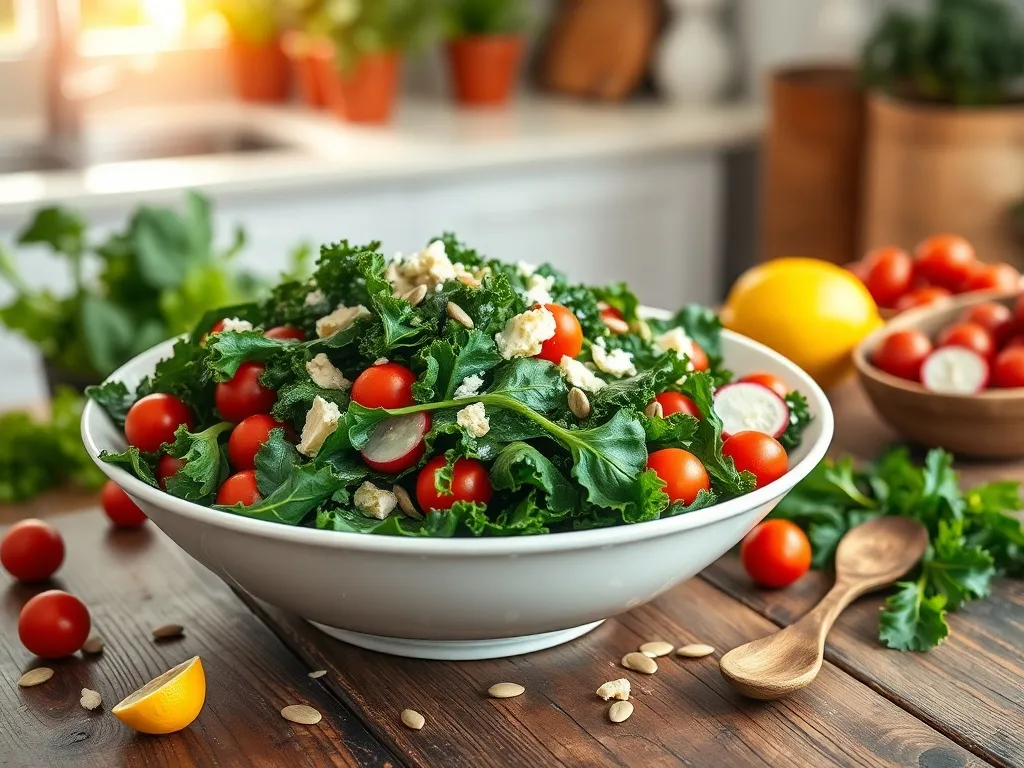 Sałatka z jarmużu do obiadu – zdrowy przepis na pyszne danie