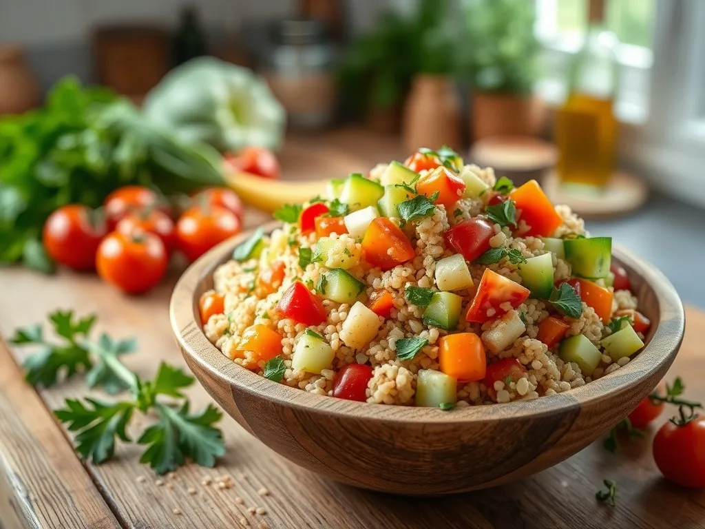 Sałatka z kaszą jaglaną – przepis, składniki, wartości odżywcze