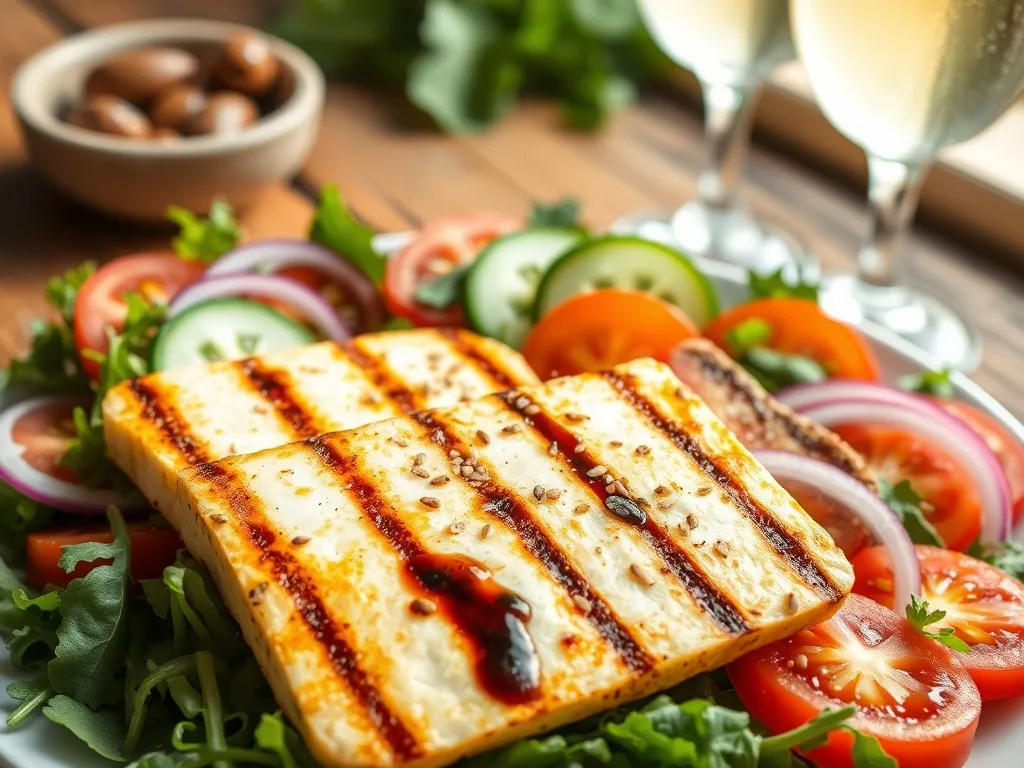 Najlepsza sałatka z halloumi – przepis na zdrową kolację