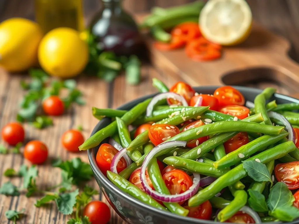 Najlepsza sałatka z fasolki szparagowej – przepis i składniki