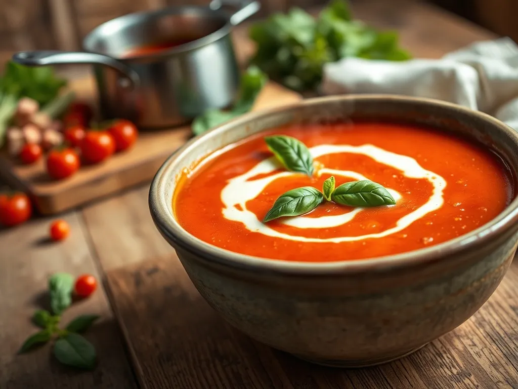 Zupa krem z pomidorów z puszki – przepis na szybkie danie