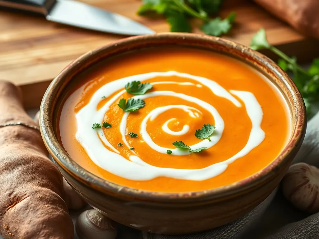 Zupa krem z batatów – przepis na zdrową i pyszną zupę