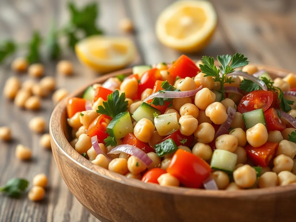 Najlepsza sałatka z ciecierzycy – przepis, składniki, przygotowanie