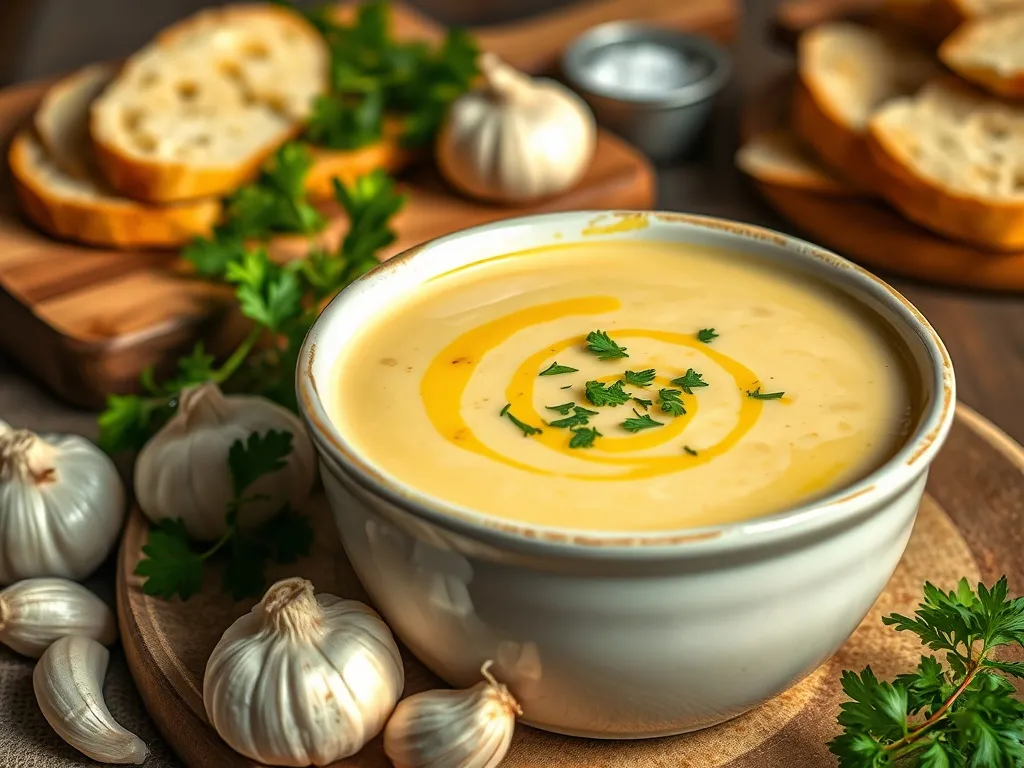 Zupa krem z czosnku – przepis, składniki, sposób przygotowania
