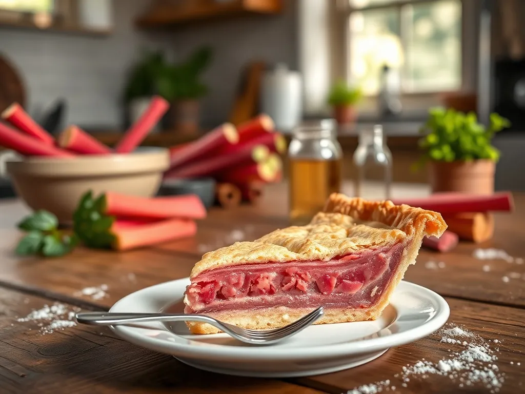 Ciasto z rabarbarem: przepis na pyszny placek z budyniem