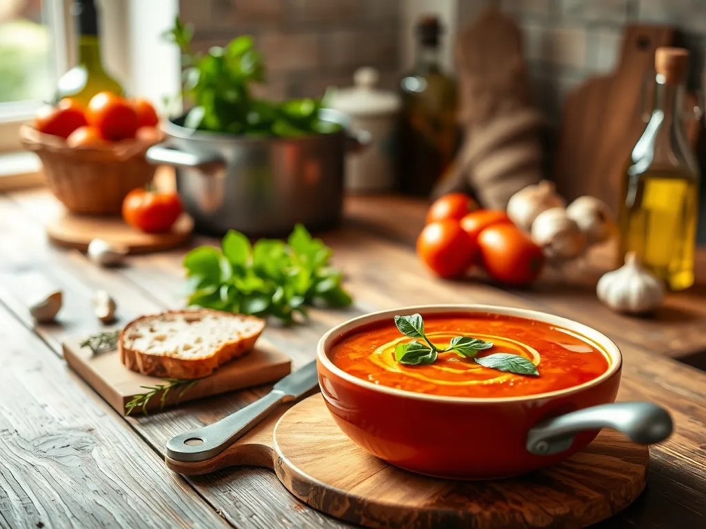 Zupa krem z pomidorów z puszki – przepis na szybkie danie