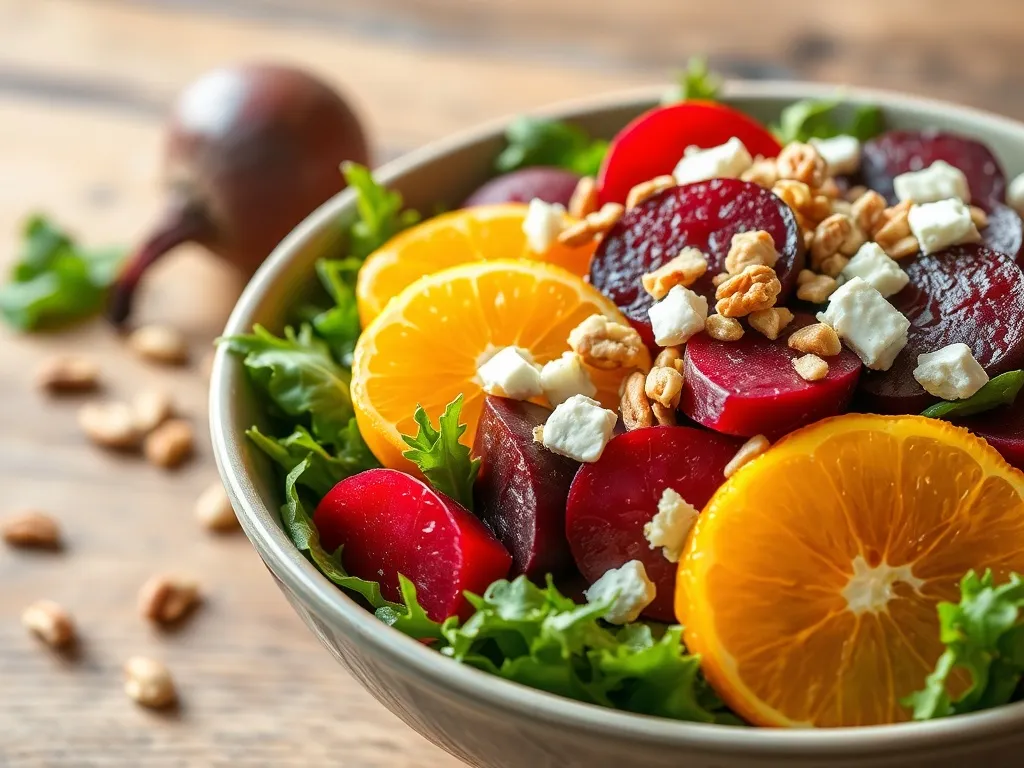 Sałatka z burakiem i pomarańczą – przepis, składniki, wartości odżywcze