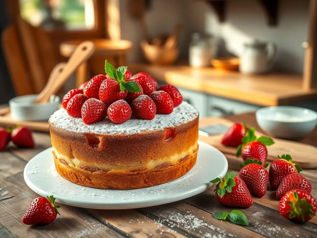 Jogurtowe ciasto z truskawkami – przepis na pyszny deser