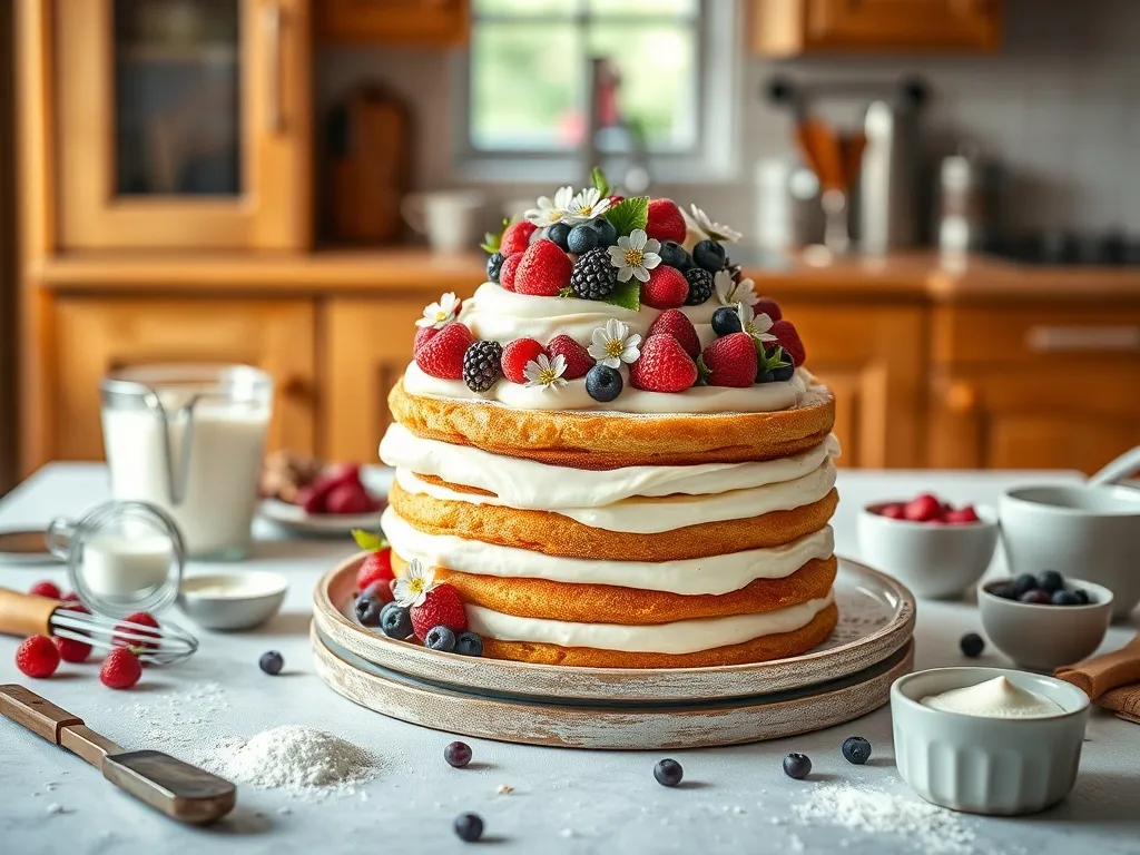 Krem z mascarpone i śmietanki – przepis na idealny tort