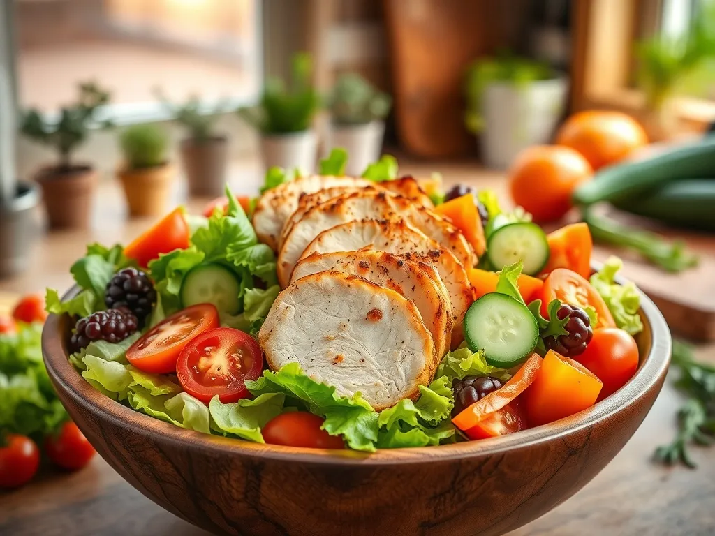 Sałatka z wędzonego kurczaka – przepis na pyszną przekąskę