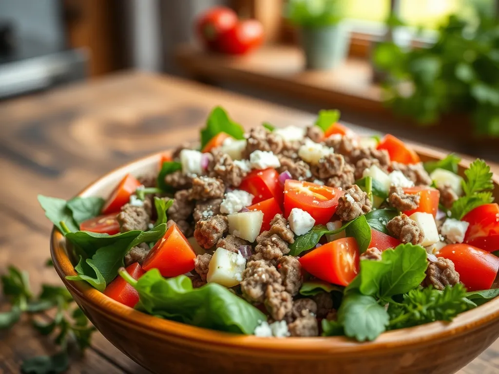 Sałatka z mięsem mielonym – przepis na pyszne danie na każdą okazję