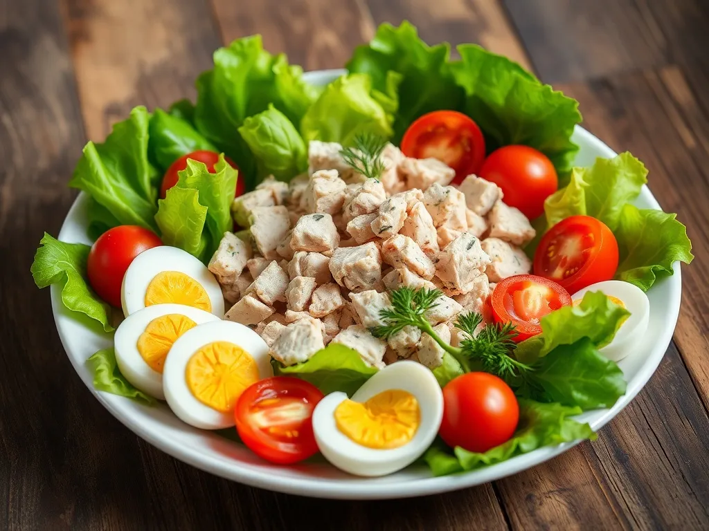 Sałatka z jajkiem i tuńczykiem – przepis na zdrową przekąskę