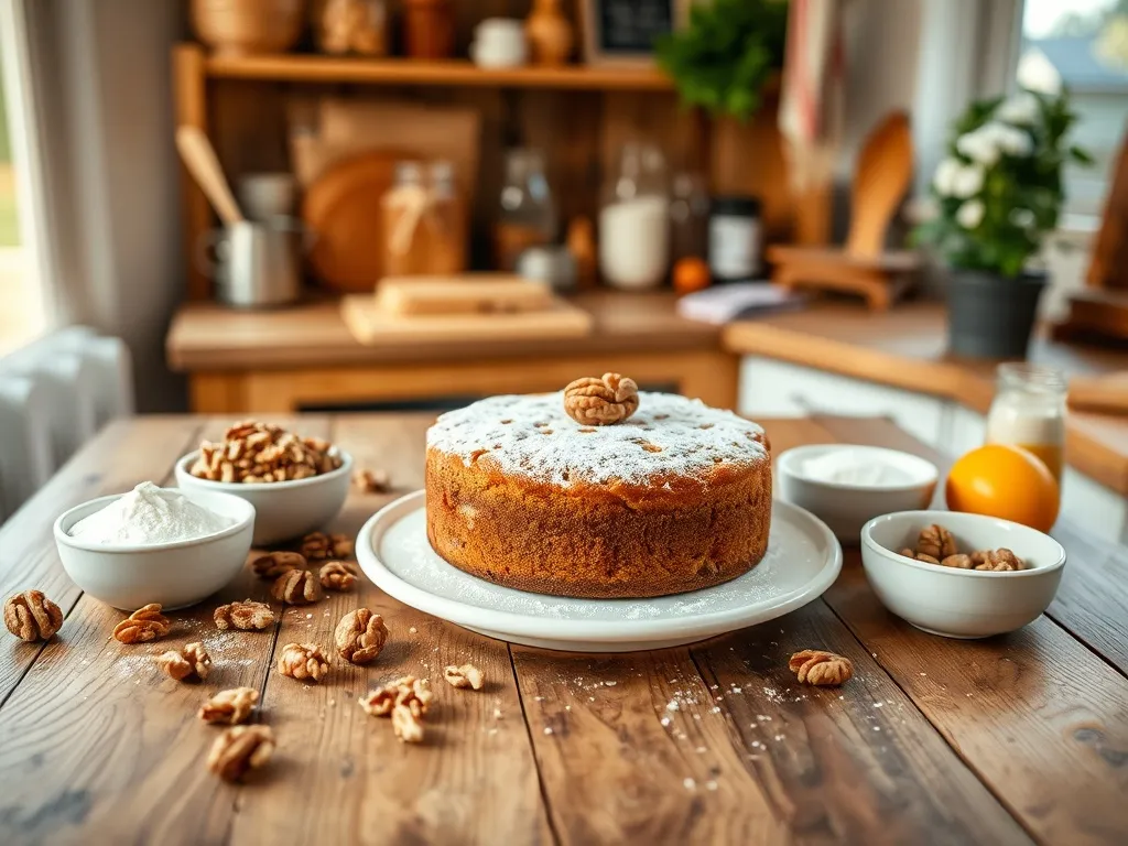 Ciasto z orzechów włoskich – przepis, składniki, przygotowanie krok po kroku