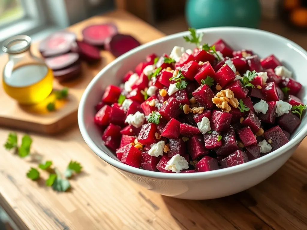 Sałatka z czerwonych buraków – przepisy, składniki, zdrowe właściwości