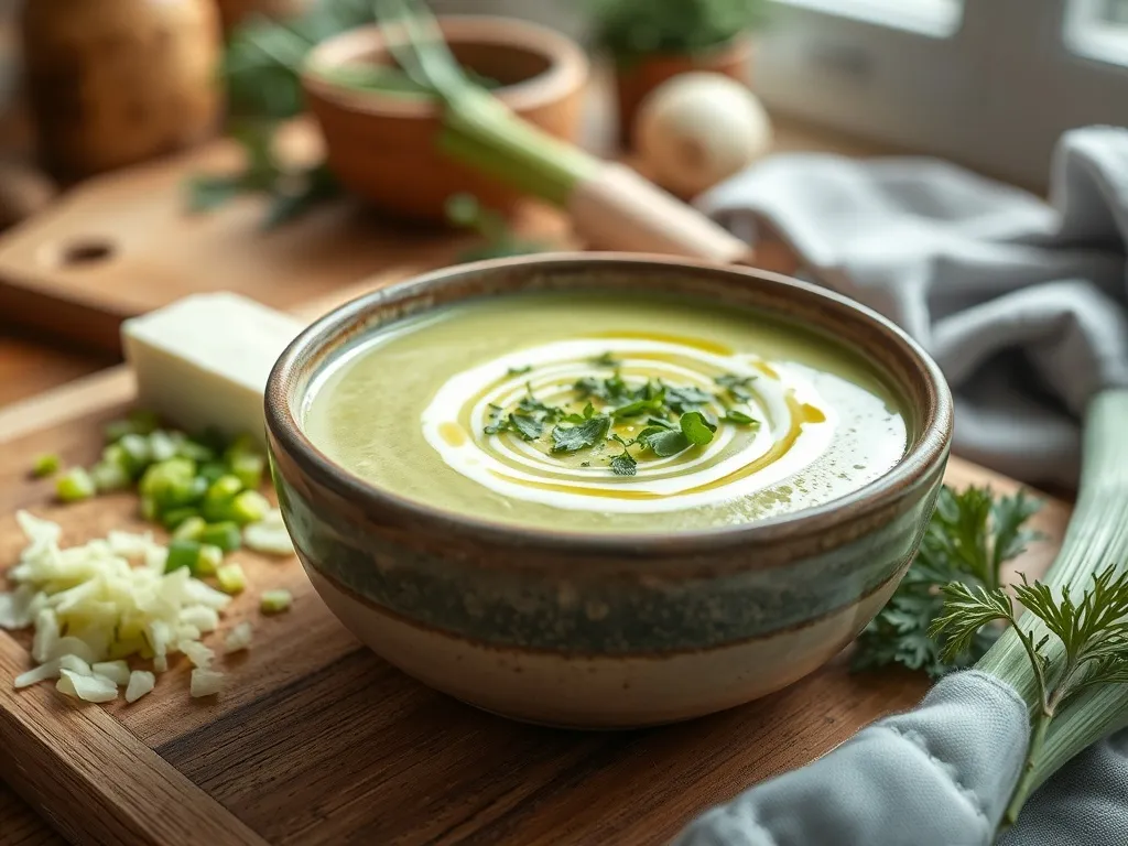 Zupa krem z pora z serkiem topionym – przepis na pyszne danie