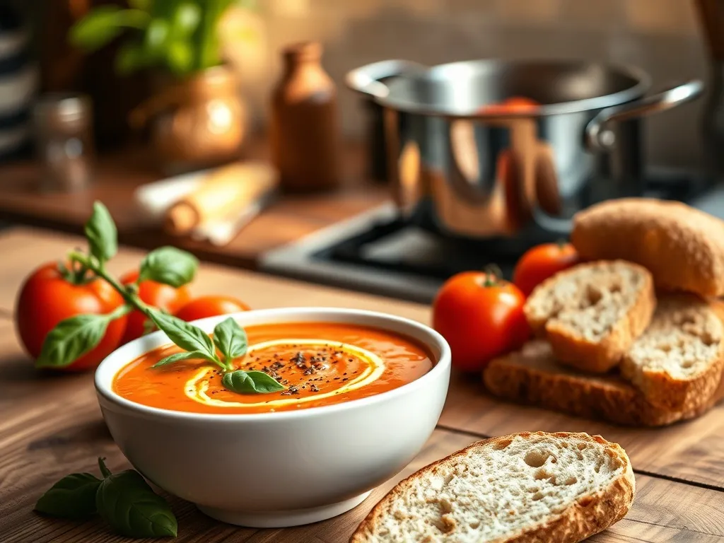 Krem z pomidorów – przepis krok po kroku na pyszną zupę