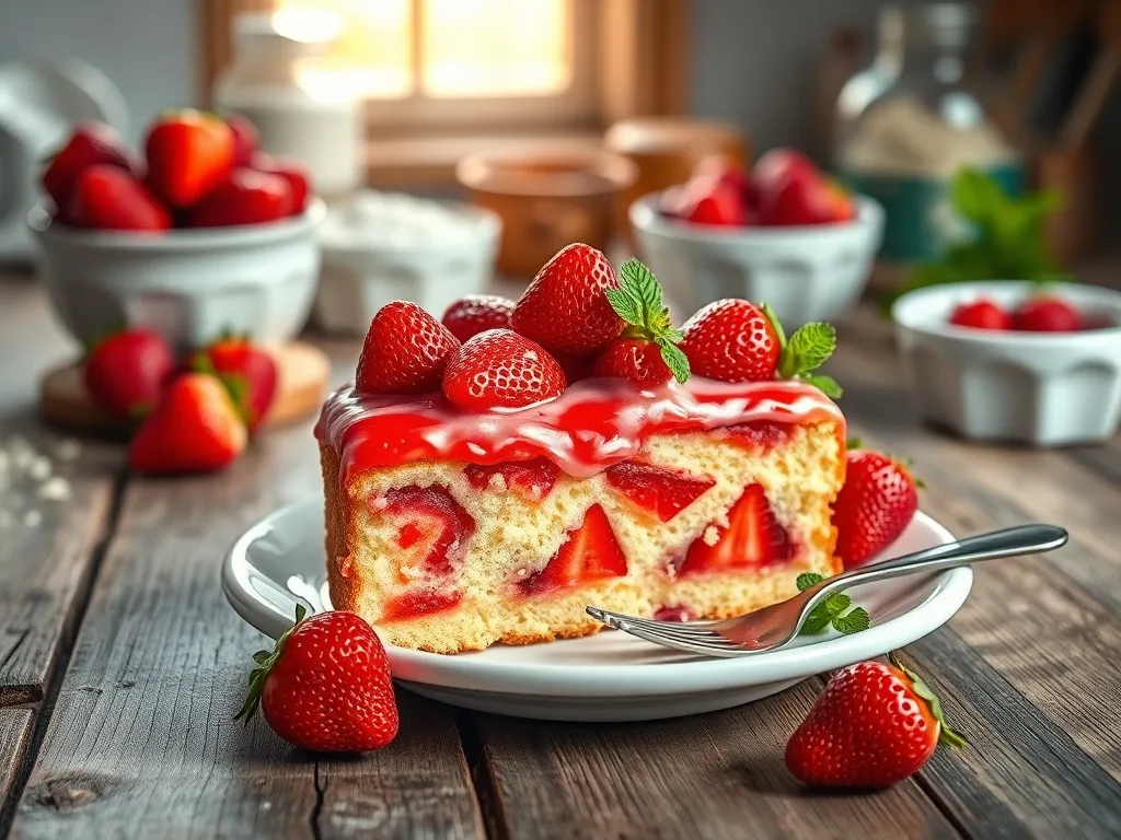 Ciasto z mrożonymi truskawkami – pyszny i łatwy przepis!