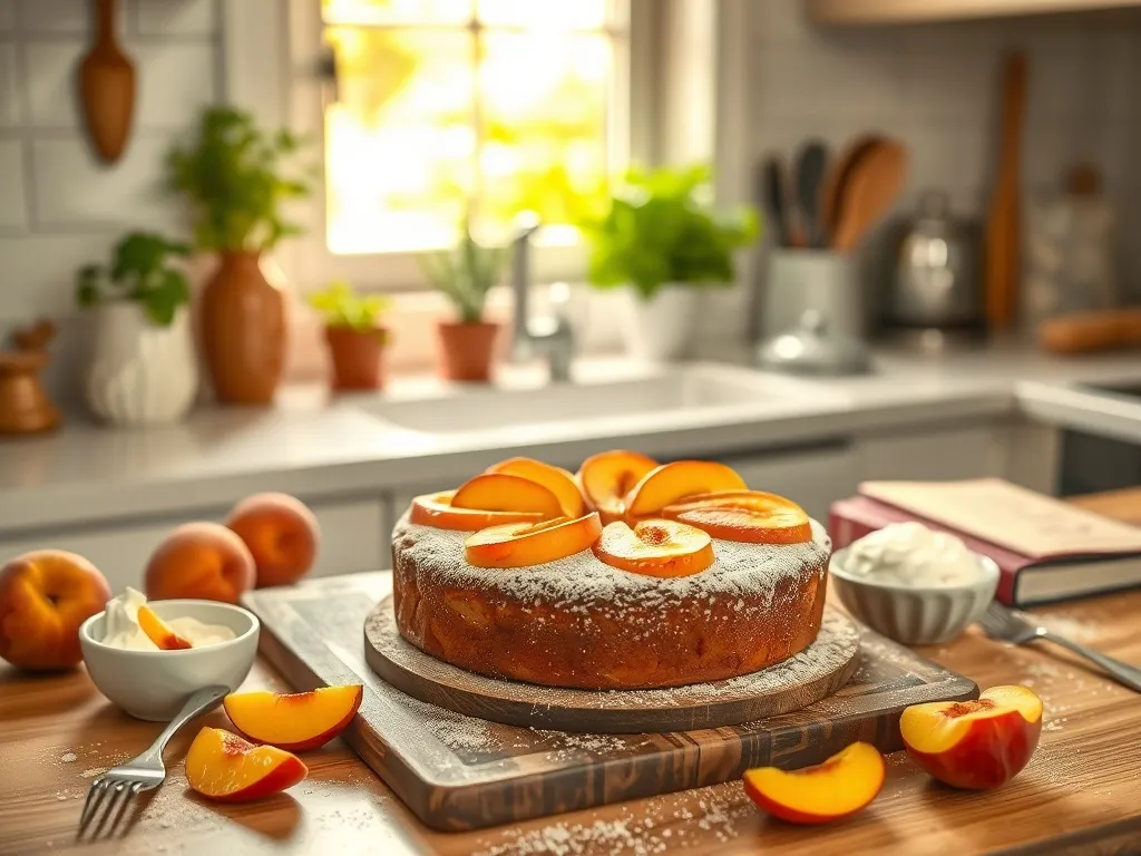 Szybkie ciasto z brzoskwiniami z puszki – przepis na pyszny deser