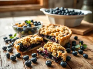 Kruche ciasto z borówkami – przepis na pyszny deser