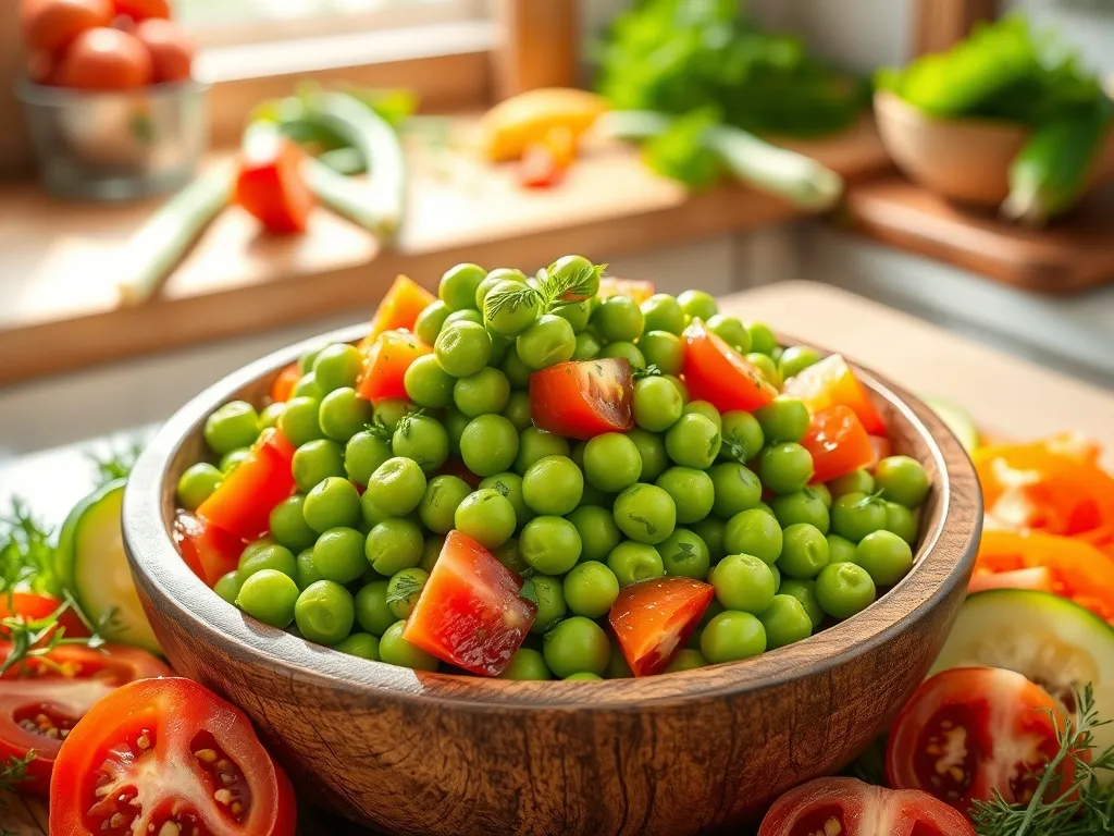 Sałatka z groszkiem konserwowym – przepis na pyszną przekąskę