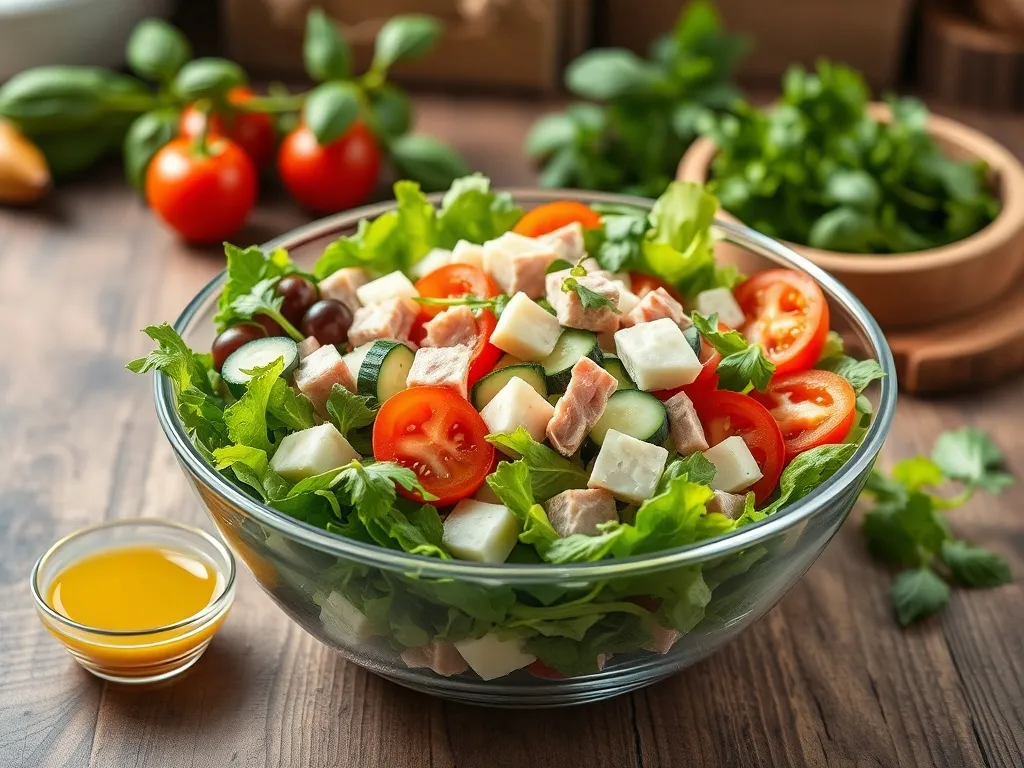 Sałatka z szynką i serem – przepis na pyszne danie!