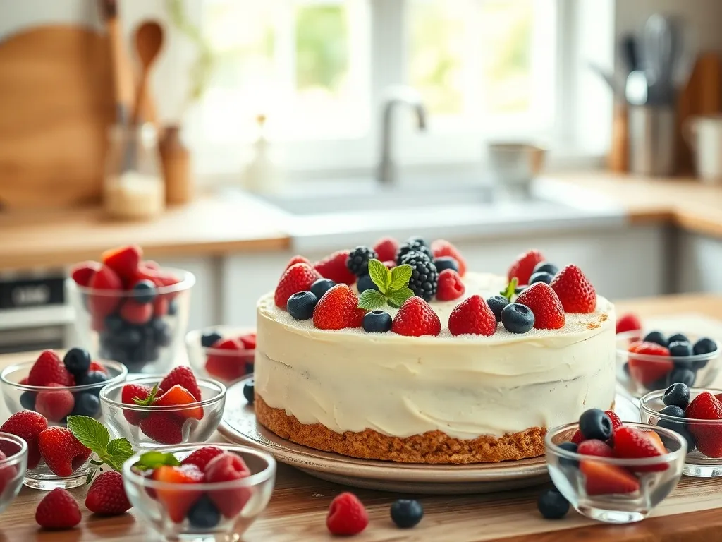 Szybkie ciasto z mascarpone – przepis na pyszny deser bez pieczenia